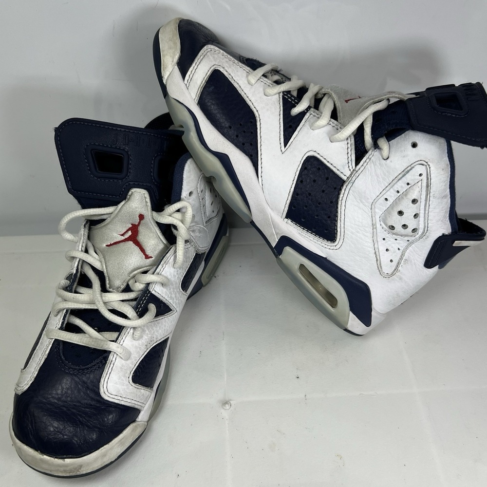 Jordan 6 Retro Olympic Midnight Navy (2024) GS Size 5.5Y/ 7 Women's‎  384665-164
